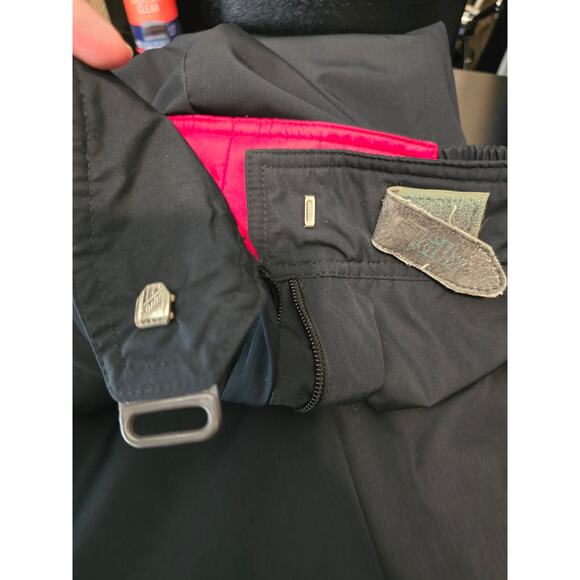 Killy Black Ski SnowBoard Zippered Pockets Ankle Hook Loop Womens Pants 10 - Picture 3 of 5